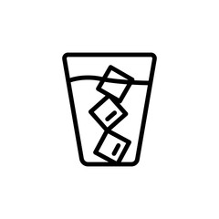 Milkshake, cocktail icon. Simple line, outline vector elements of vacation icons for ui and ux, website or mobile application