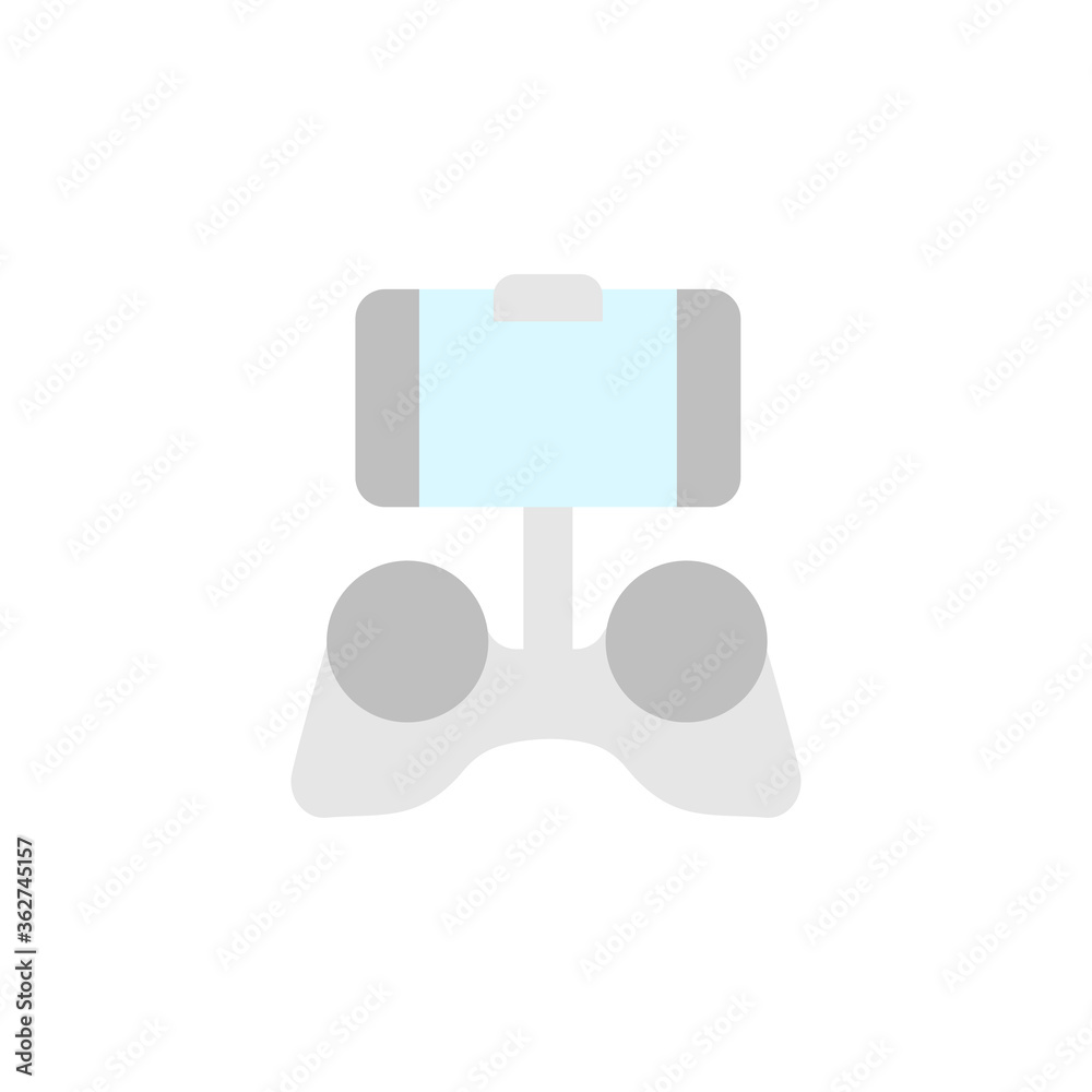 Poster mobile game icon. simple color vector elements of video game icons for ui and ux, website or mobile 