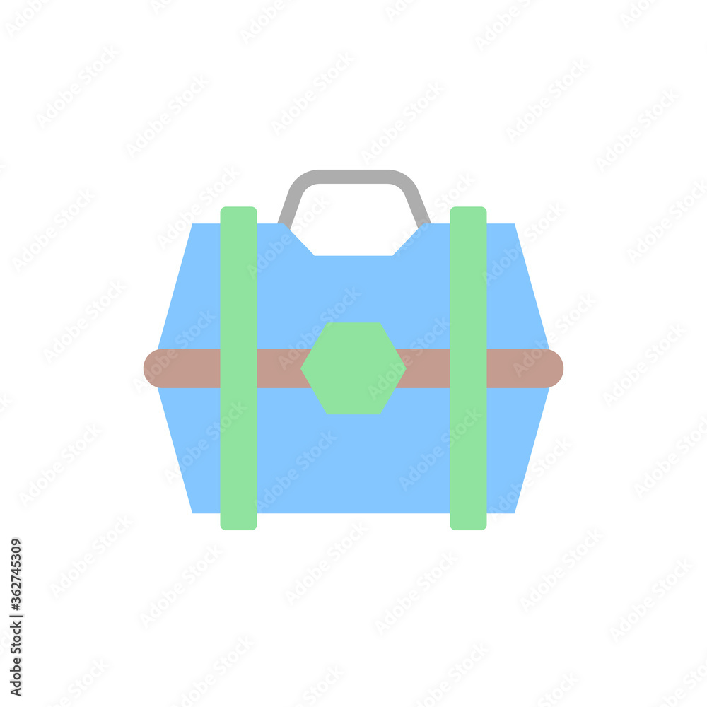 Poster loot box icon. simple color vector elements of video game icons for ui and ux, website or mobile app