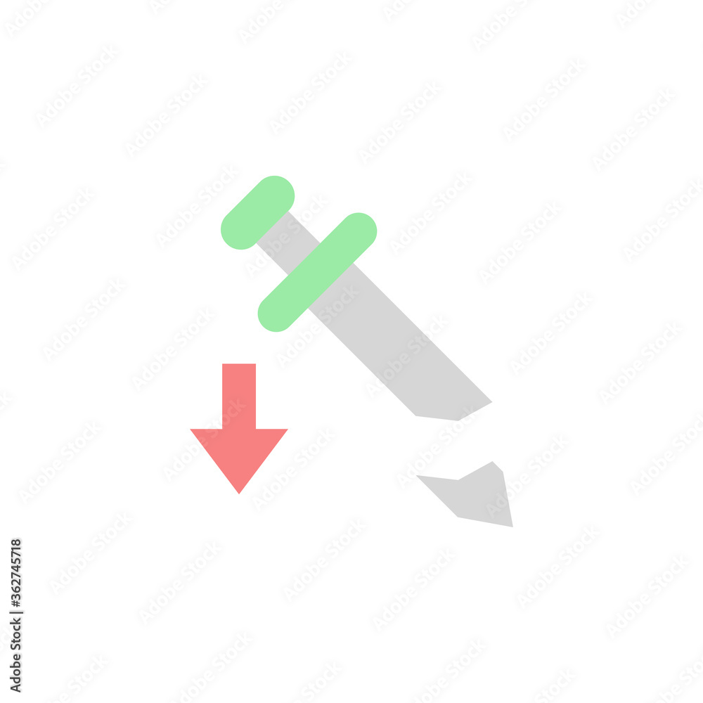 Poster nerf icon. simple color vector elements of video game icons for ui and ux, website or mobile applica