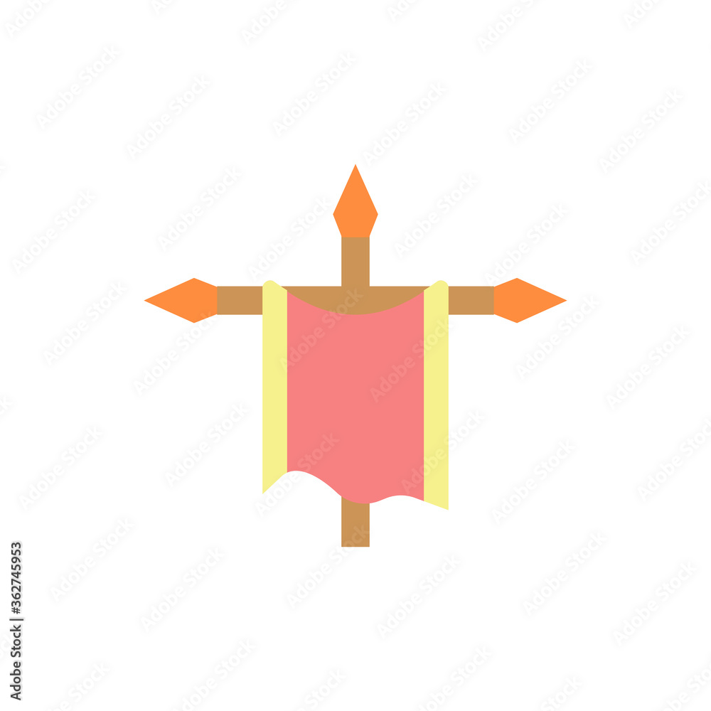 Poster banner icon. simple color vector elements of video game icons for ui and ux, website or mobile appli