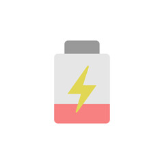 Energy bar icon. Simple color vector elements of video game icons for ui and ux, website or mobile application