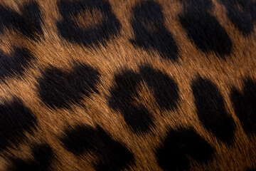 Leopard skin texture : Close-up leopard spot pattern texture background.