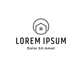 House logo icon design template vector