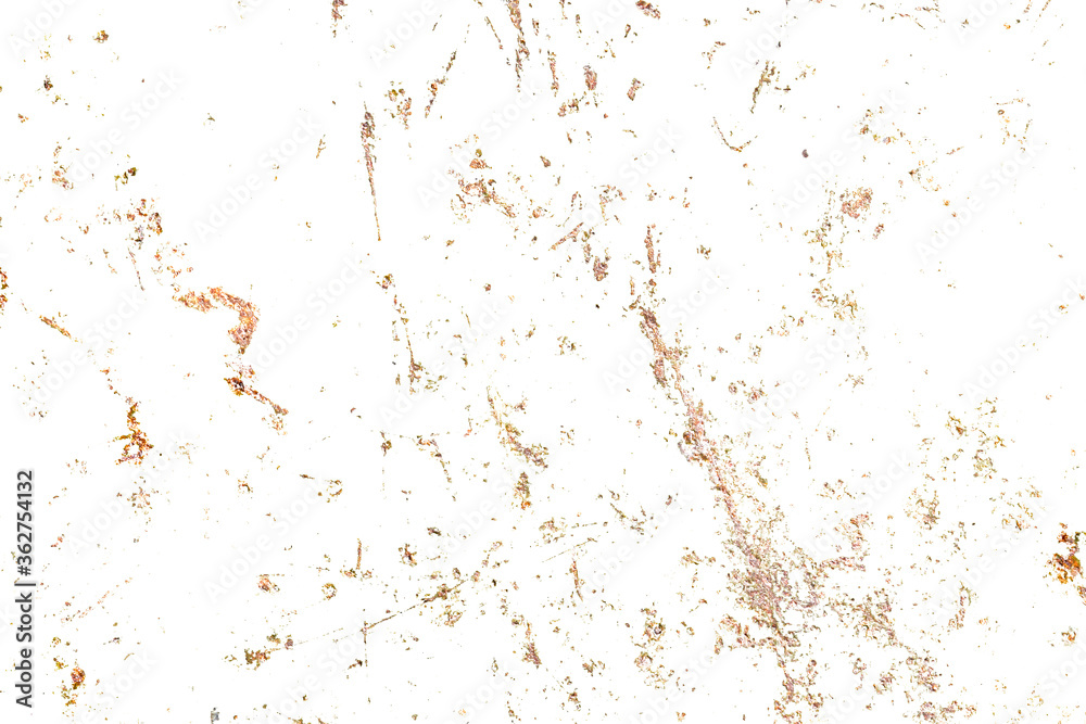 Poster rust isolated on a white background. texture for the designer