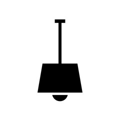 hanging lamp icon vector