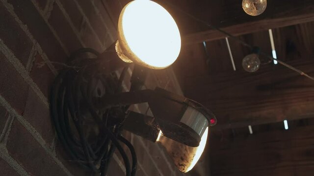 motion sensor light outside