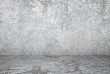 plaster wall, grey background
