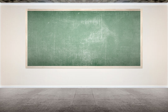 Chalkboard Inside The Classroom