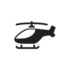 helicopter icon vector symbol template