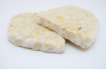 photo of fermented soybean cake slices