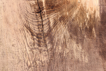 Texture of the old dark wood with a natural pattern.