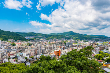 Fototapeta na wymiar 長崎市内の風景　都市景観