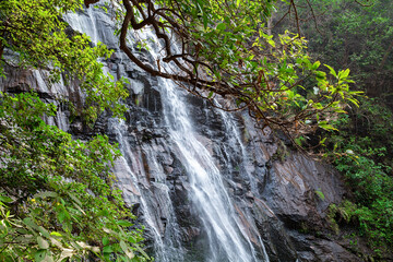 Bee Fall is a famous waterfall in Pachmarhi, Madhya Pradesh, India.