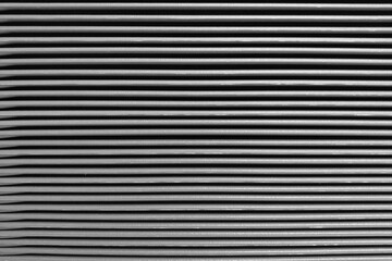 View of the blinds in a horizontal position. Background, texture.