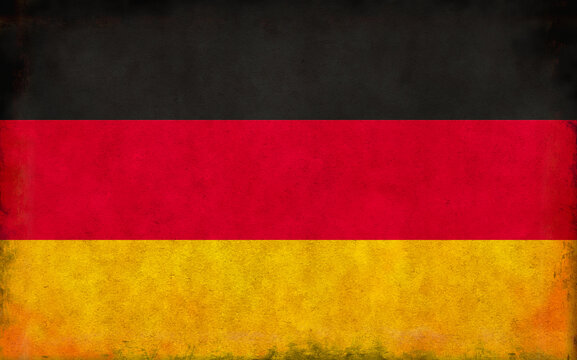 Grunge country flag illustration / Germany