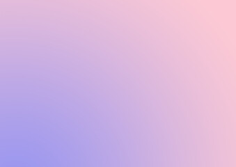 Gradation of light purple to light pink in pastel tone For background.