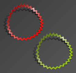 Special Round Offer Sticker and Tag Vintage