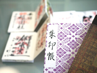 御朱印帳に押されたご朱印を見て旅行を思い出す
