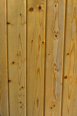 Obraz premium Wood texture. Lining boards wall. Wooden background pattern. Showing growth rings