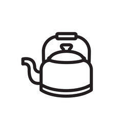 kettle icon vector symbol template