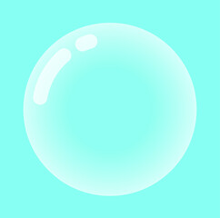 Water Bubble Vector Design 