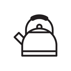 kettle icon vector symbol template