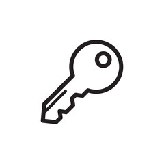 key icon vector symbol template