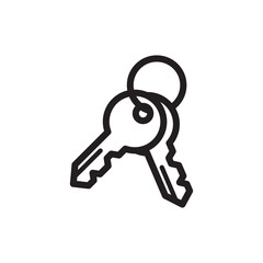 key icon vector symbol template