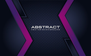 abstract navy and purple shape overlap background