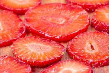 Strawberry red berry ripe fresh fruit,  juicy tasty.