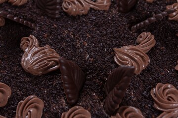 Cake food background sweet dessert,  tasty.