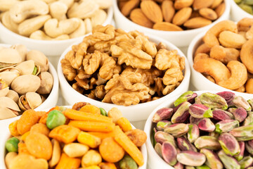 Various kind of nuts