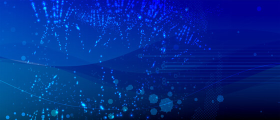 Abstract tech background. Futuristic technology interface