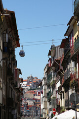 Obraz premium Sights and scenes of Porto in Portugal, featuring buildings, river and roads
