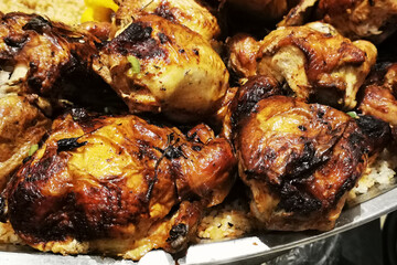 fresh grilled chickens