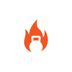 fitness fire logo , fitness logo