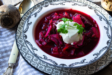 Borschtsch, Polnische Rote Beetesuppe