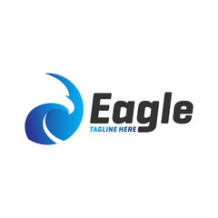 eagle head logo design