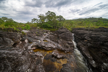 The rainbow river or five colors river is in Colombia one of the most beautiful nature places, is called Crystal Canyon