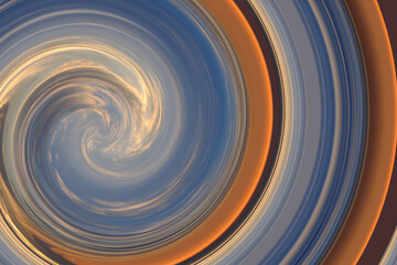 Funnel abstract pattern. Swirl, spiral, multi-colored pattern as a background.