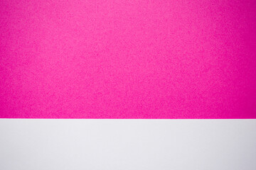 Pink and white abstract divided background