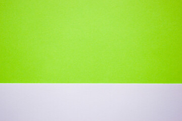 Green and white abstract divided background