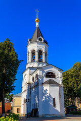 Bell tower of Theotokos Nativity Monastery in Vladimir, Russia