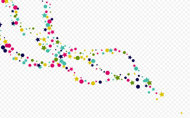 White Circle Invitation Transparent Background. 