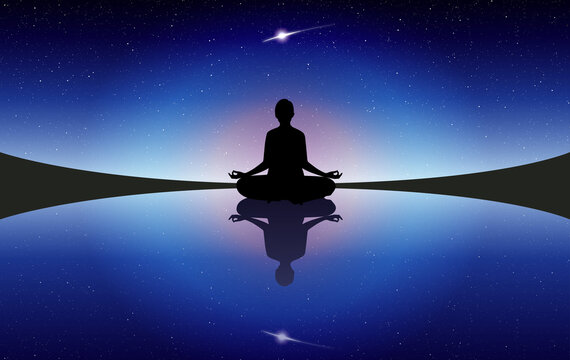 瞑想マインドフルネス座禅イメージ