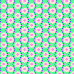 Fototapeta premium Flower pattern vector, pattern abstract vector background. Modern stylish texture. 