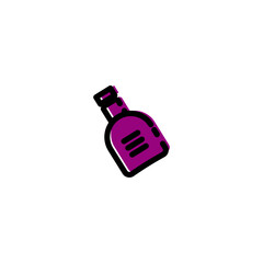 correction fluid icon. vector illustration of correction fluid