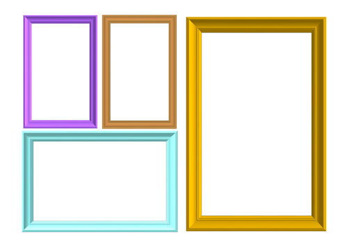 three picture frames