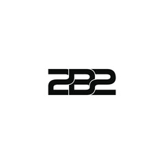 2b2 letter original monogram logo design
